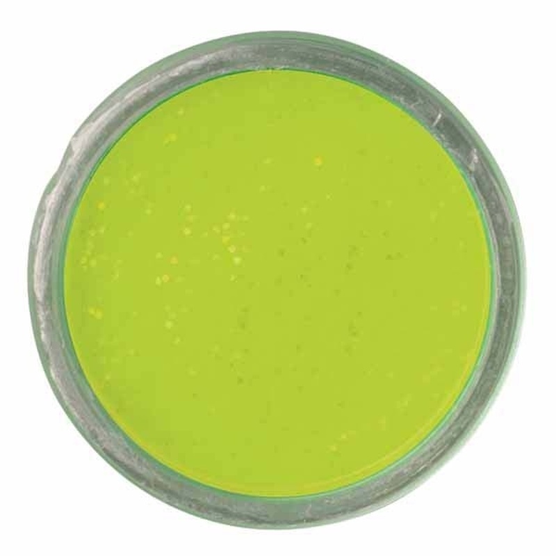 Паста форелевая Berkley PowerBait Natural Scent Trout Bait Cheese Chartreuse Glitter 50gr