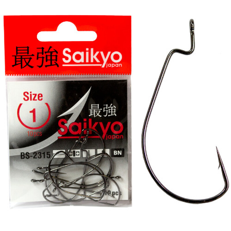 Крючки офсетные Saikyo BS-2315 BN №2 (10шт)