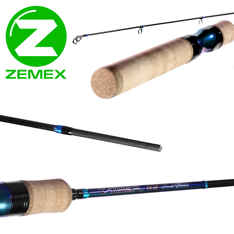 Спиннинг ZEMEX VIPER Trout 702L 2.13 м 2-8 гр.